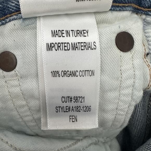 Agolde Jeans Lot of 2 Womens 23 Blue 90s Jean Imagine & Fen Wander Distressed - Picture 15 of 16